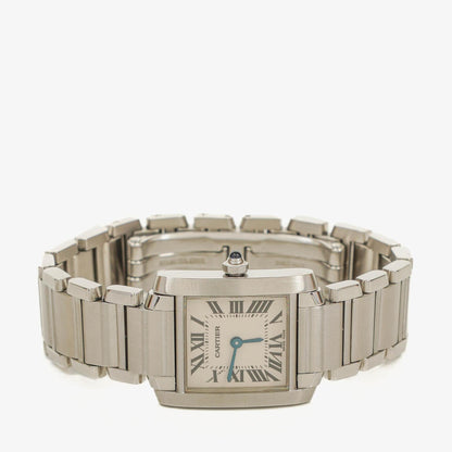 Cartier Tank Solo 20 mm Quarzuhr aus Edelstahl