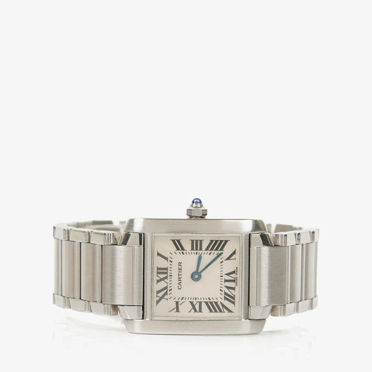Cartier Tank Solo 20 mm Quarzuhr aus Edelstahl