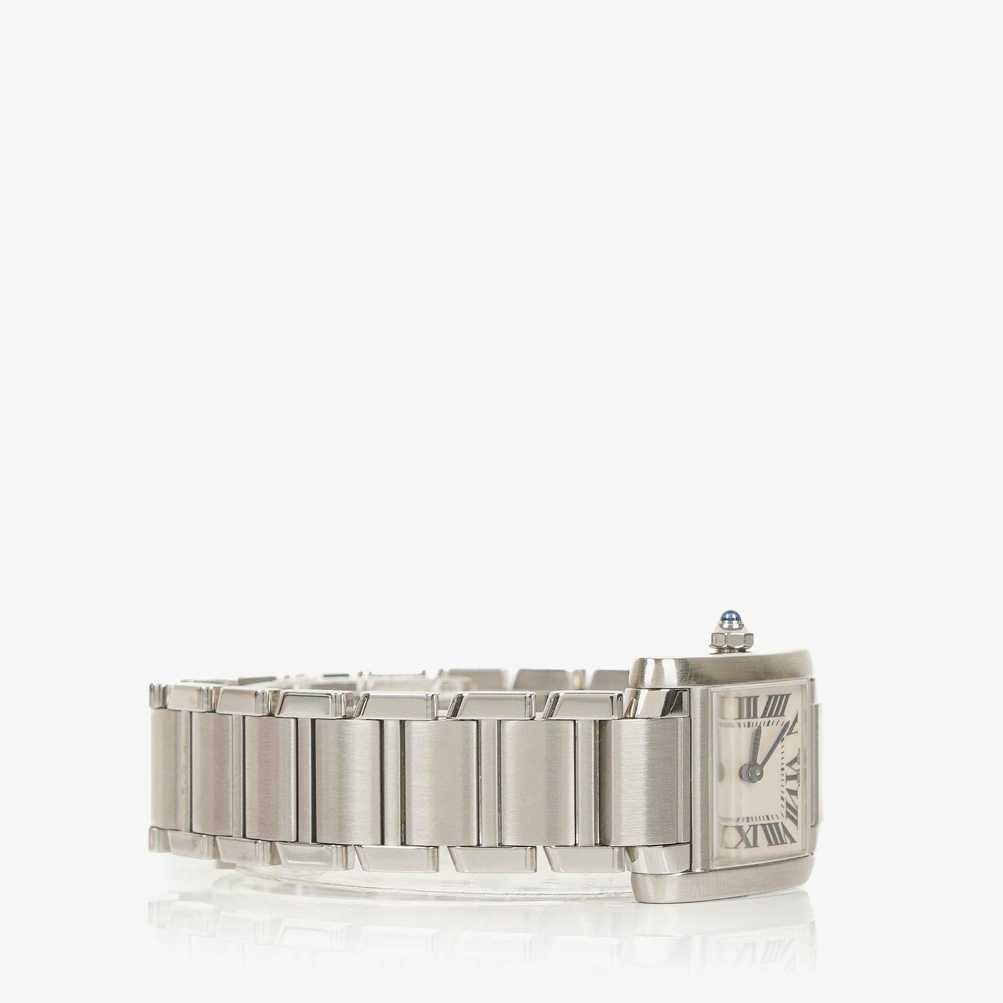 Cartier Tank Solo 20 mm Quarzuhr aus Edelstahl
