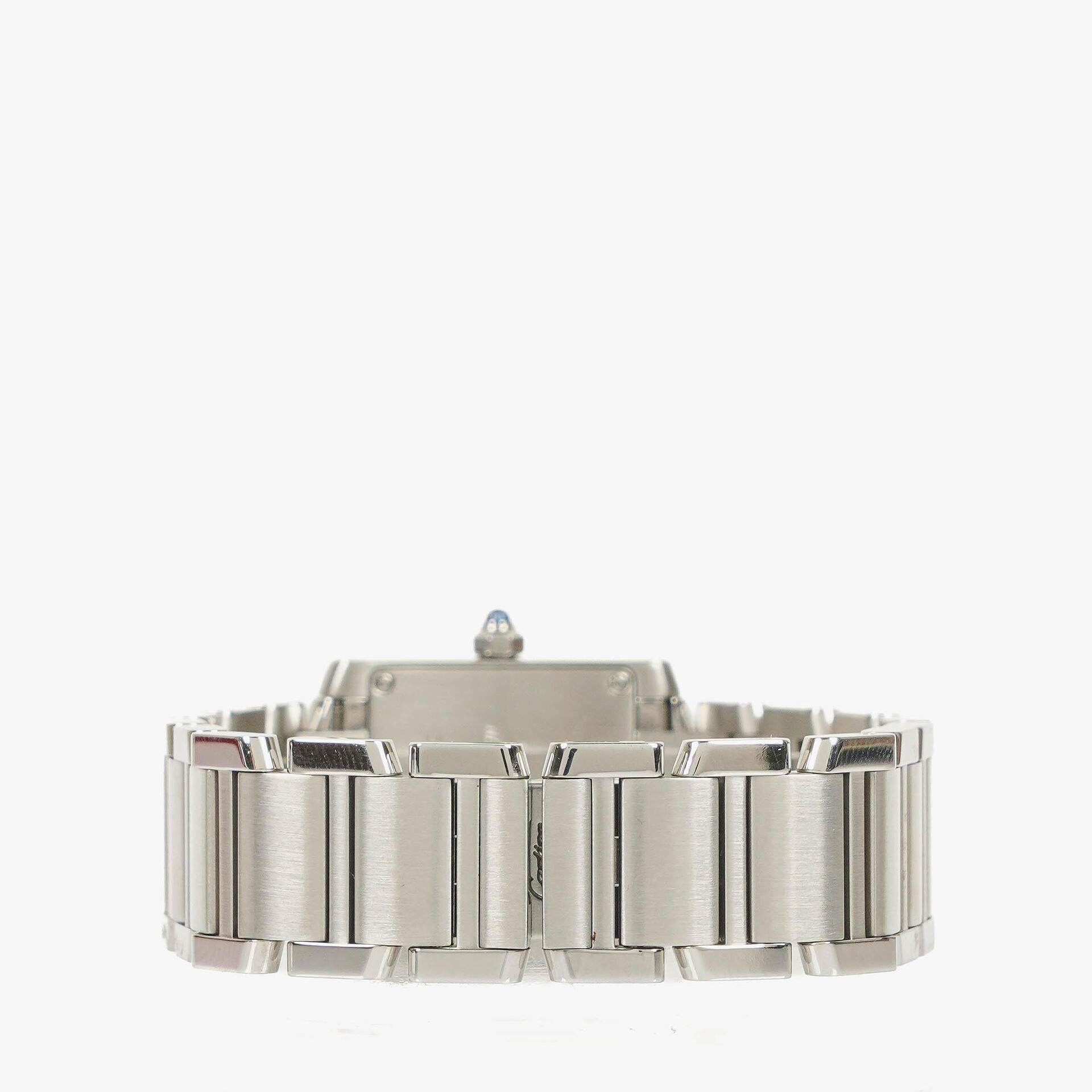 Cartier Tank Solo 20 mm Quarzuhr aus Edelstahl