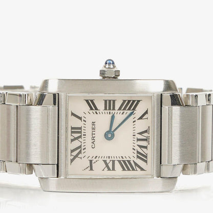 Cartier Tank Solo 20 mm Quarzuhr aus Edelstahl