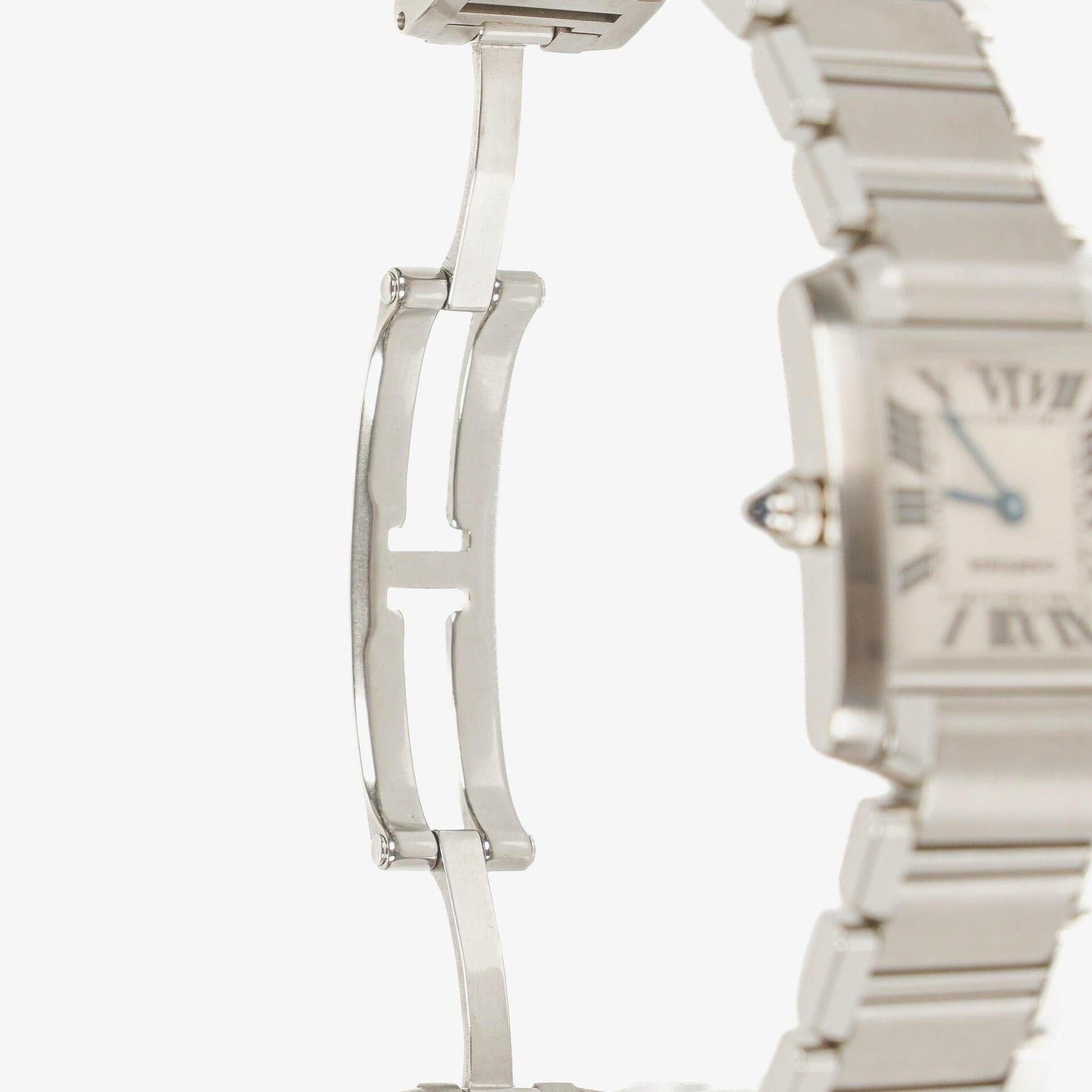 Cartier Tank Solo 20 mm Quarzuhr aus Edelstahl