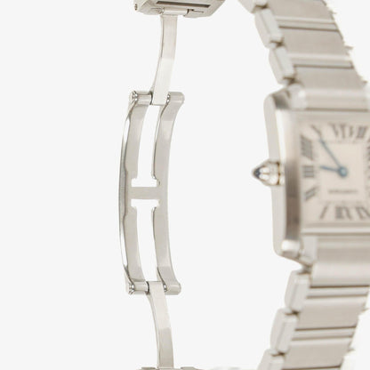 Cartier Tank Solo 20 mm Quarzuhr aus Edelstahl