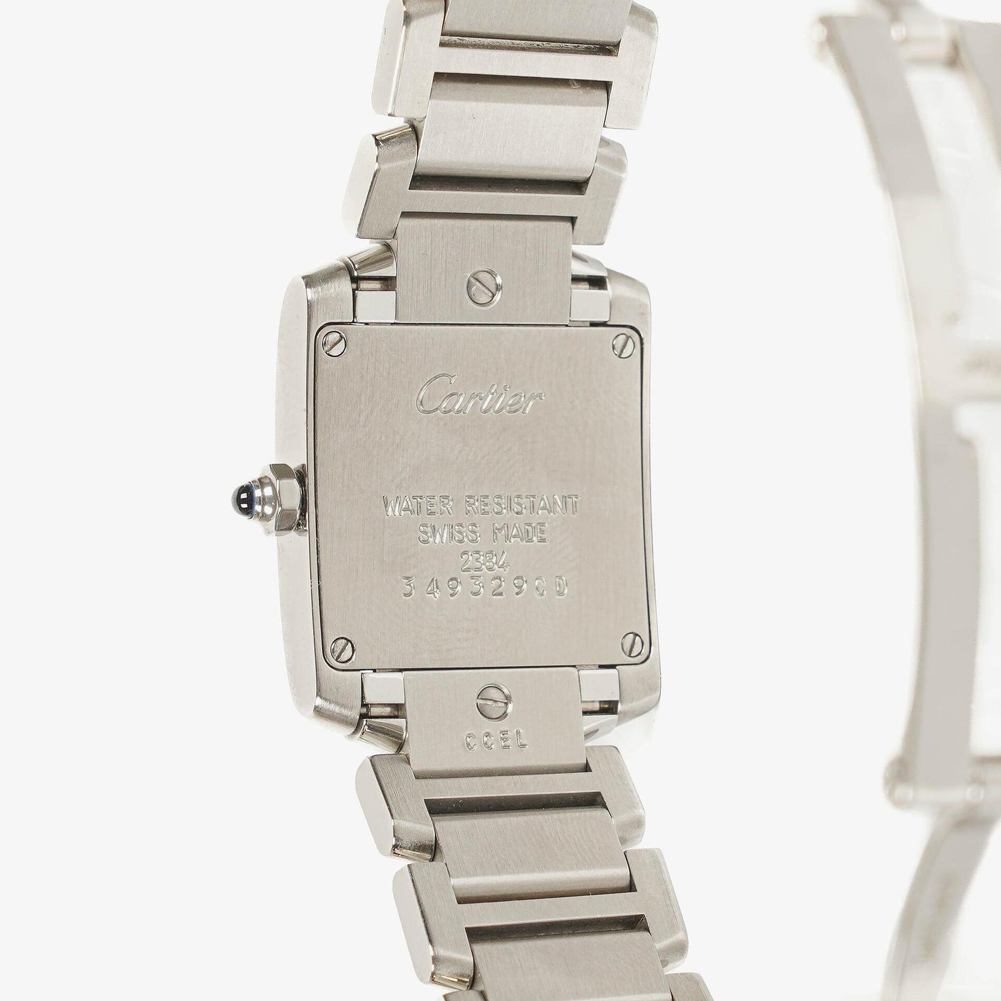 Cartier Tank Solo 20 mm Quarzuhr aus Edelstahl