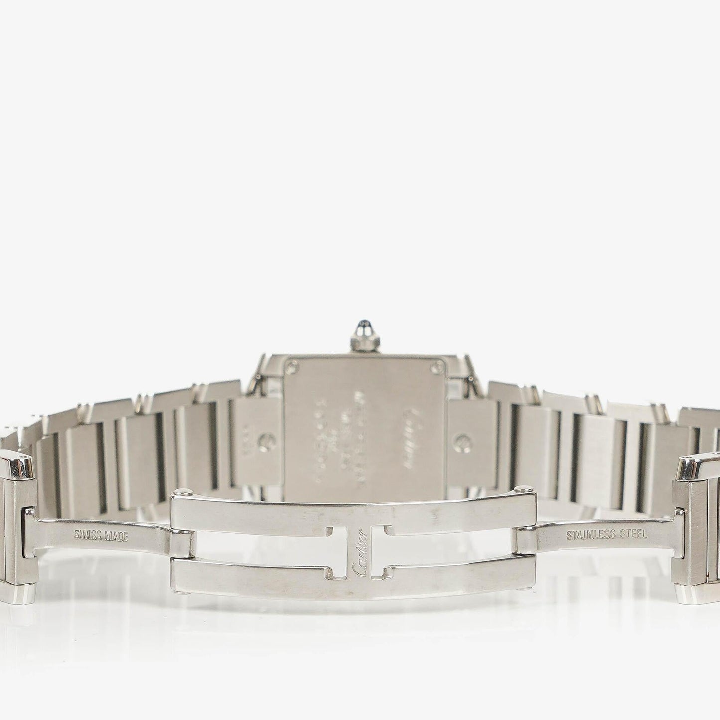 Cartier Tank Solo 20 mm Quarzuhr aus Edelstahl