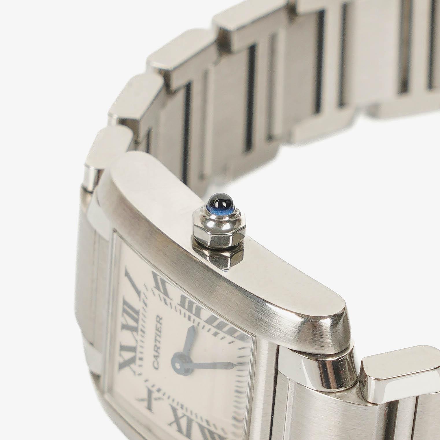 Cartier Tank Solo 20 mm Quarzuhr aus Edelstahl