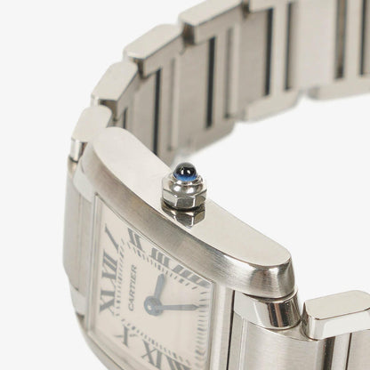 Cartier Tank Solo 20 mm Quarzuhr aus Edelstahl