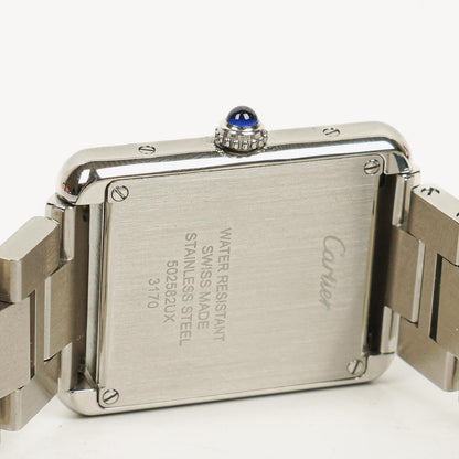 Cartier Tank Solo 24 mm Quarzuhr aus Edelstahl