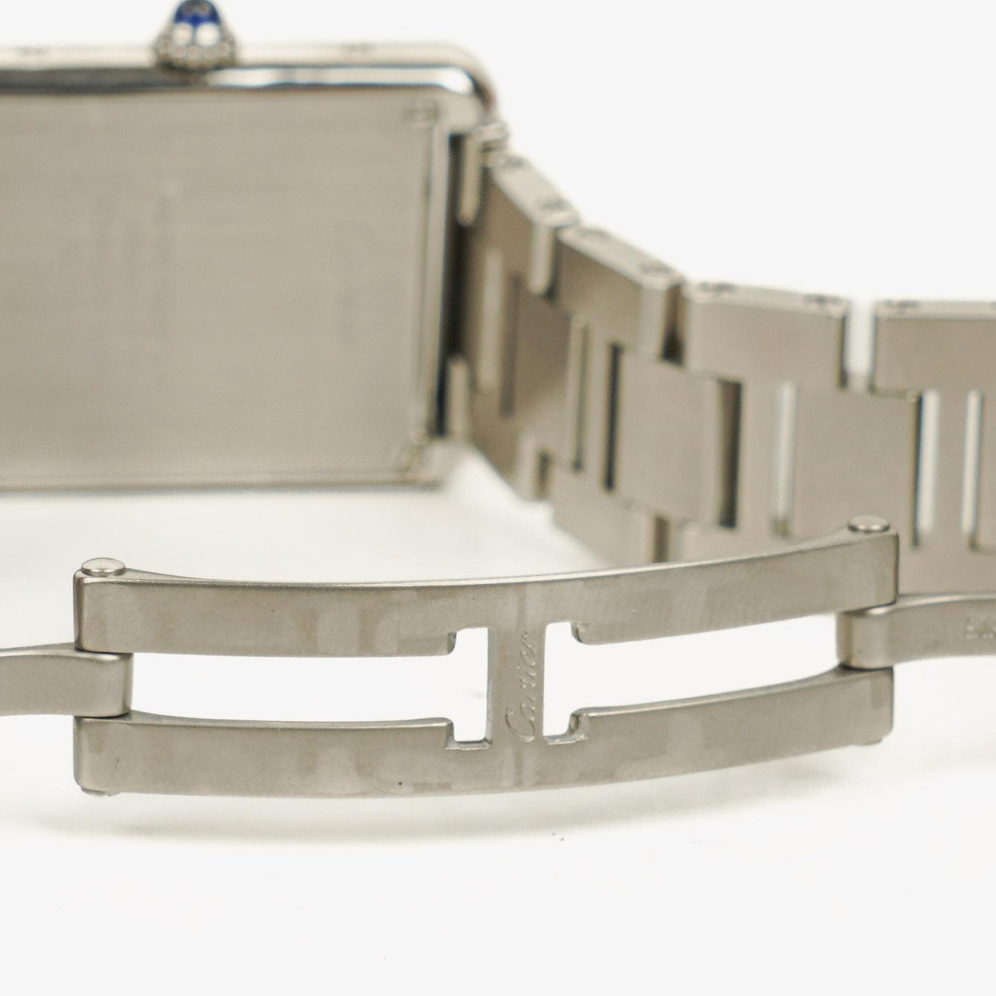 Cartier Tank Solo 24 mm Quarzuhr aus Edelstahl