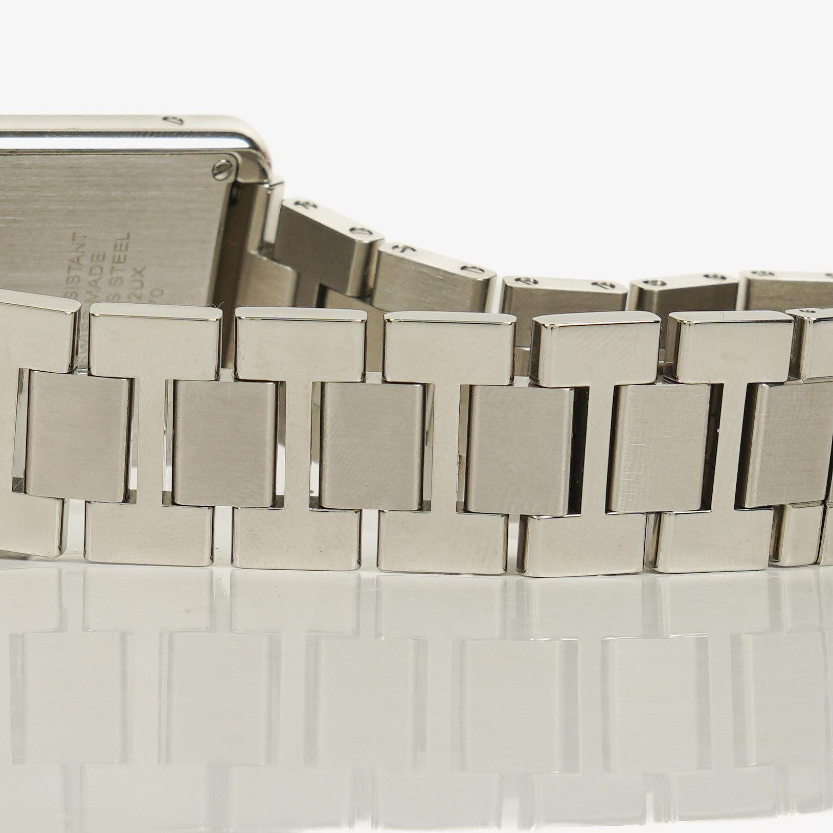 Cartier Tank Solo 24 mm Quarzuhr aus Edelstahl