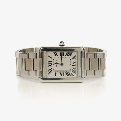 Cartier Tank Solo 24 mm Quarzuhr aus Edelstahl