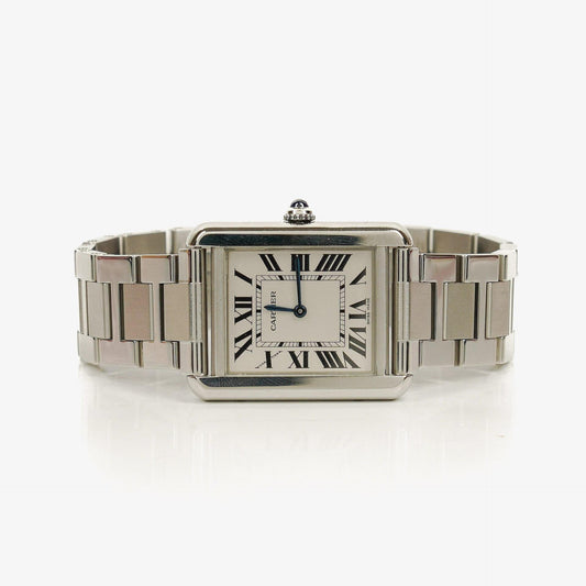 Cartier Tank Solo 24 mm Quarzuhr aus Edelstahl