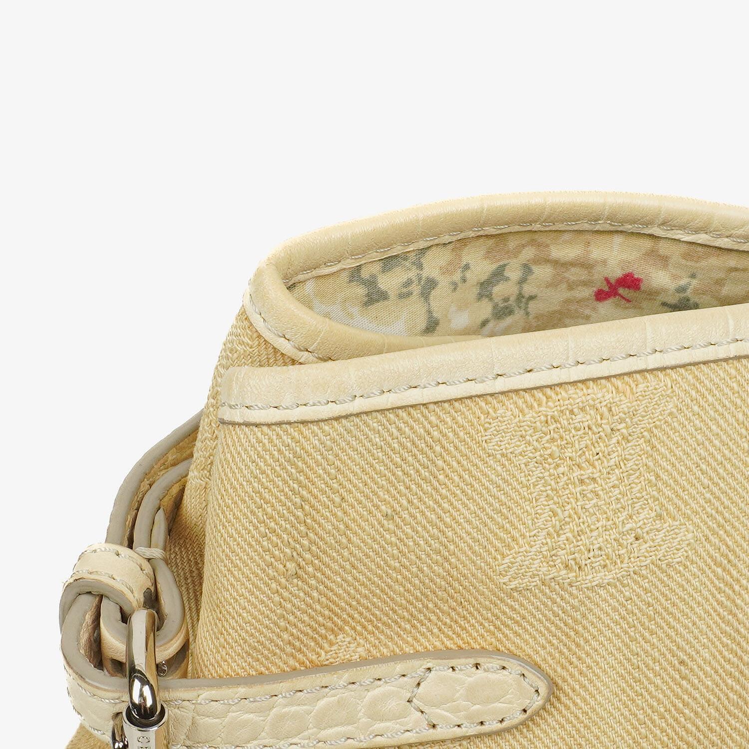 Celine Macadam Denim Tragetasche in Blau/Beige