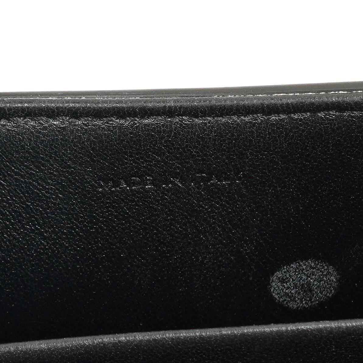 Celine Claude Long Triomphe East West Schultertasche aus glänzendem Kalbsleder