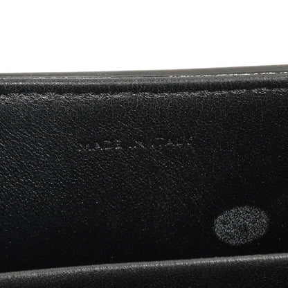 Celine Claude Long Triomphe East West Schultertasche aus glänzendem Kalbsleder