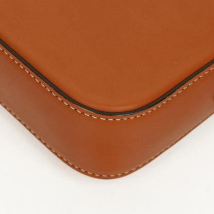Celine Claude Long Triomphe Schultertasche aus Kalbsleder in Tan