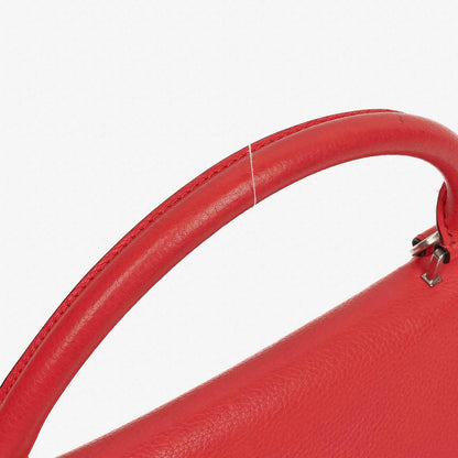 Celine Leder und Wildleder Kleine Trapez Tasche