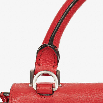 Celine Leder und Wildleder Kleine Trapez Tasche
