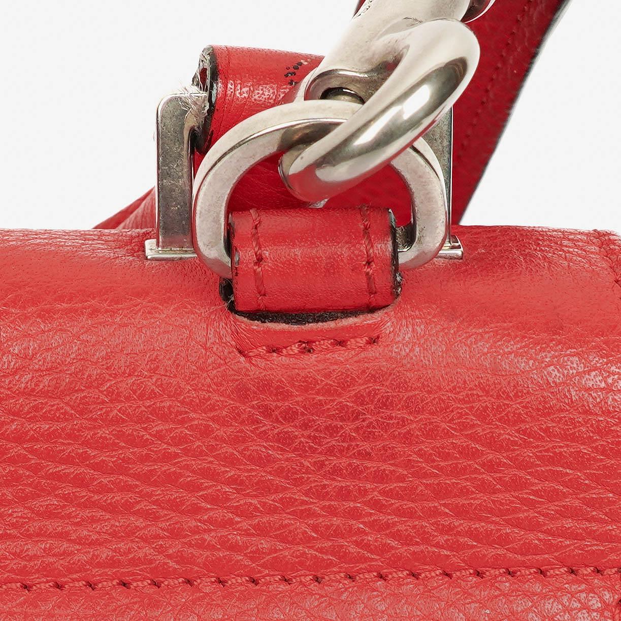 Celine Leder und Wildleder Kleine Trapez Tasche