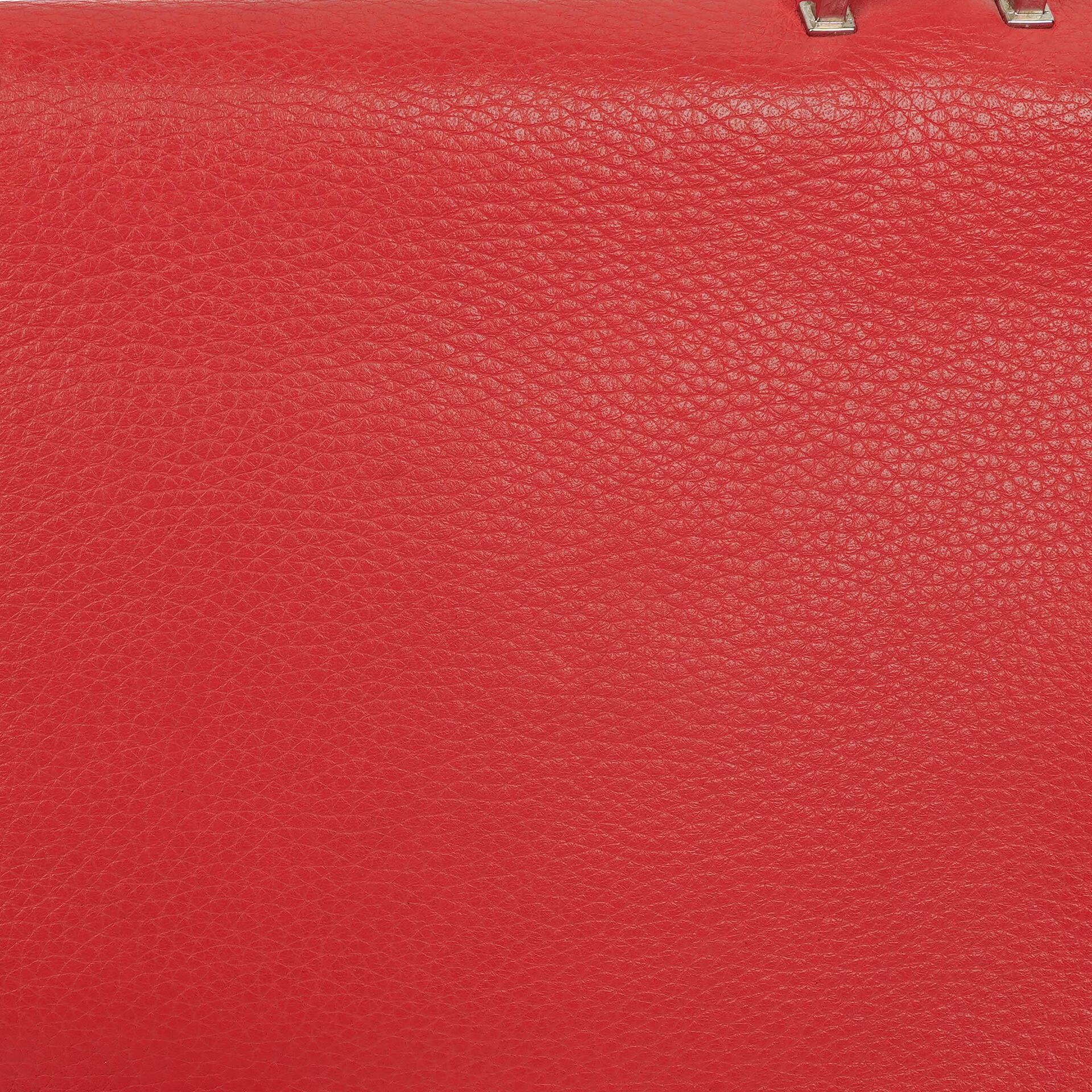 Celine Leder und Wildleder Kleine Trapez Tasche