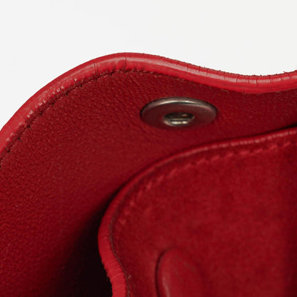 Celine Leder und Wildleder Kleine Trapez Tasche
