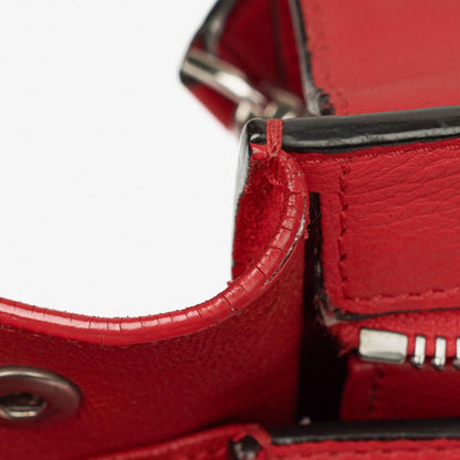 Celine Leder und Wildleder Kleine Trapez Tasche