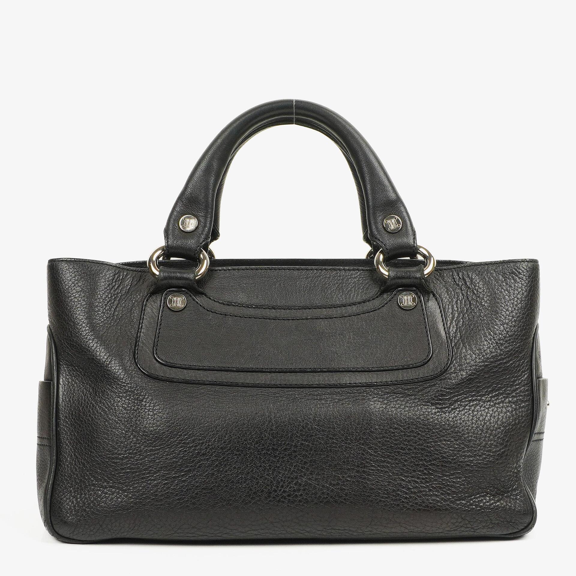 CELINE Boogie Tasche aus schwarzem Leder