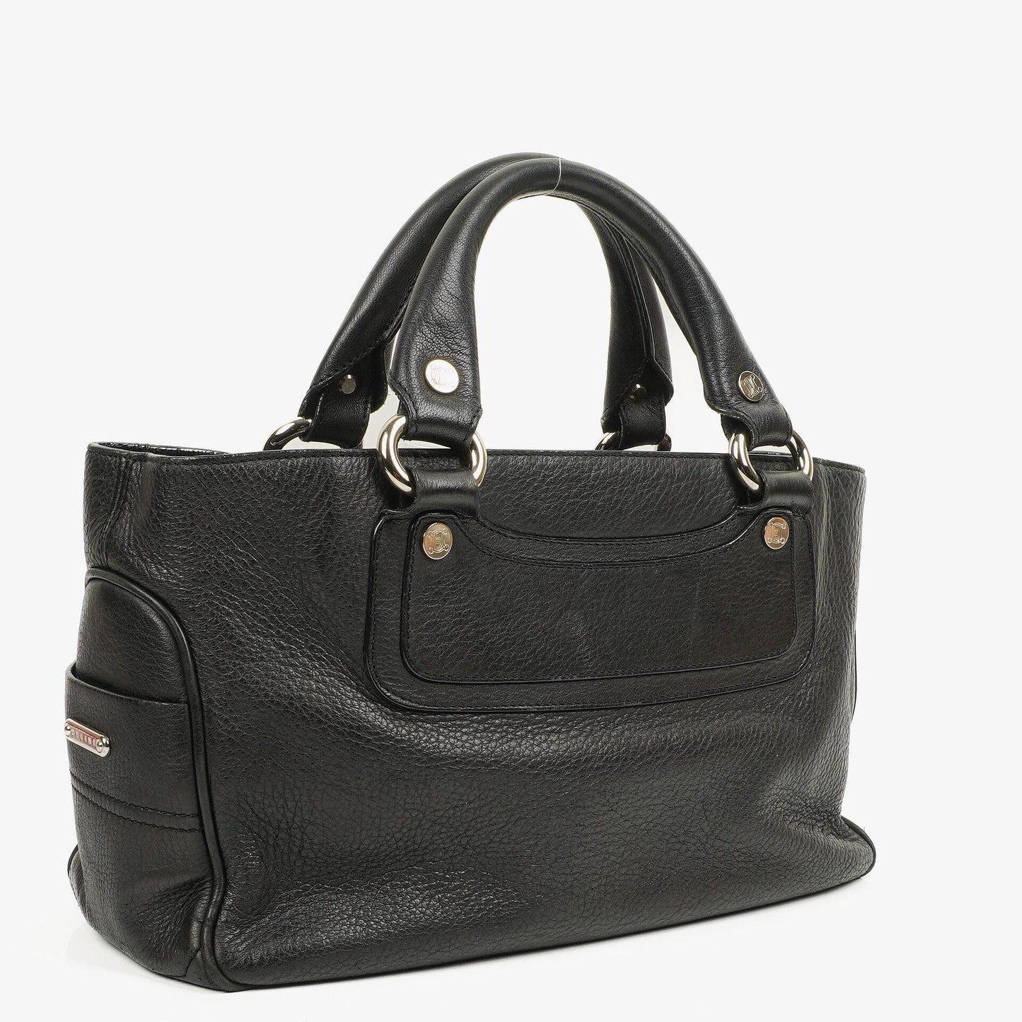 CELINE Boogie Tasche aus schwarzem Leder