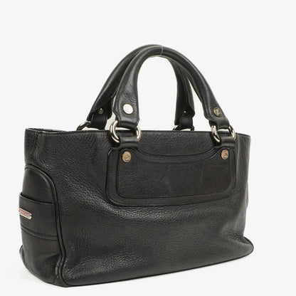 CELINE Boogie Tasche aus schwarzem Leder