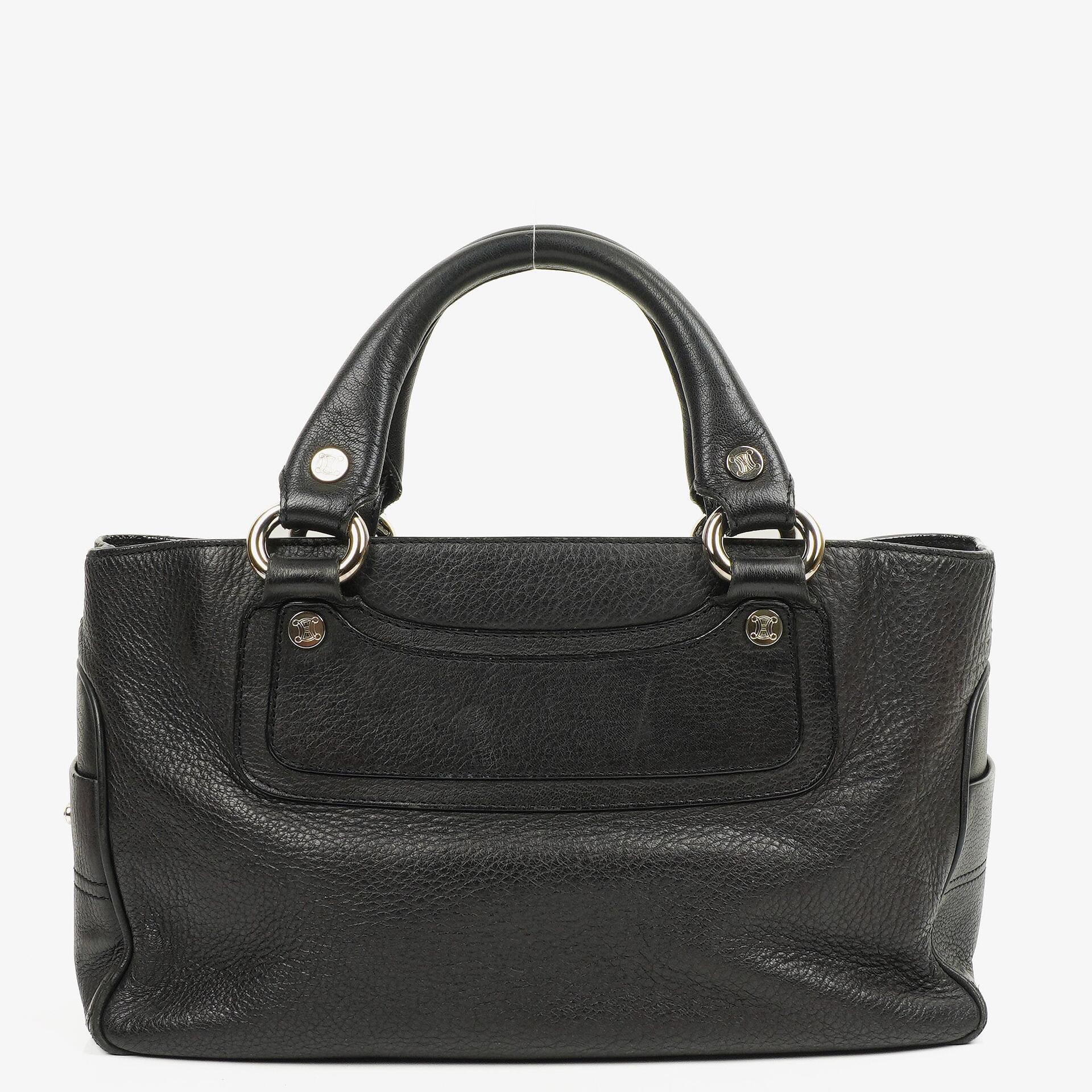CELINE Boogie Tasche aus schwarzem Leder