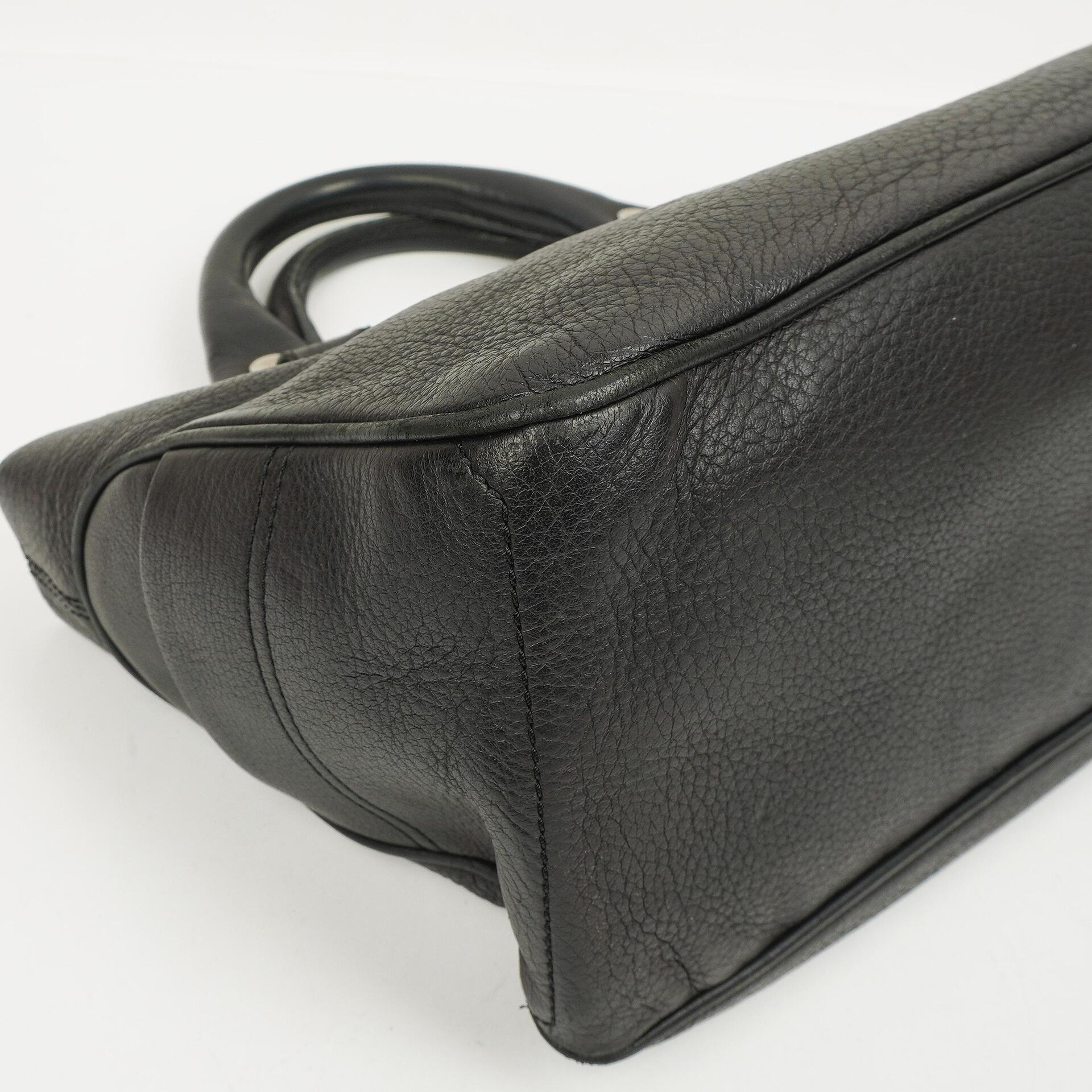 CELINE Boogie Tasche aus schwarzem Leder