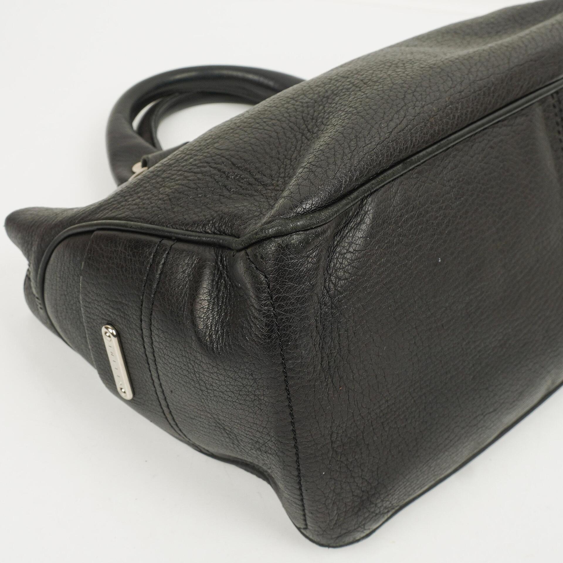 CELINE Boogie Tasche aus schwarzem Leder