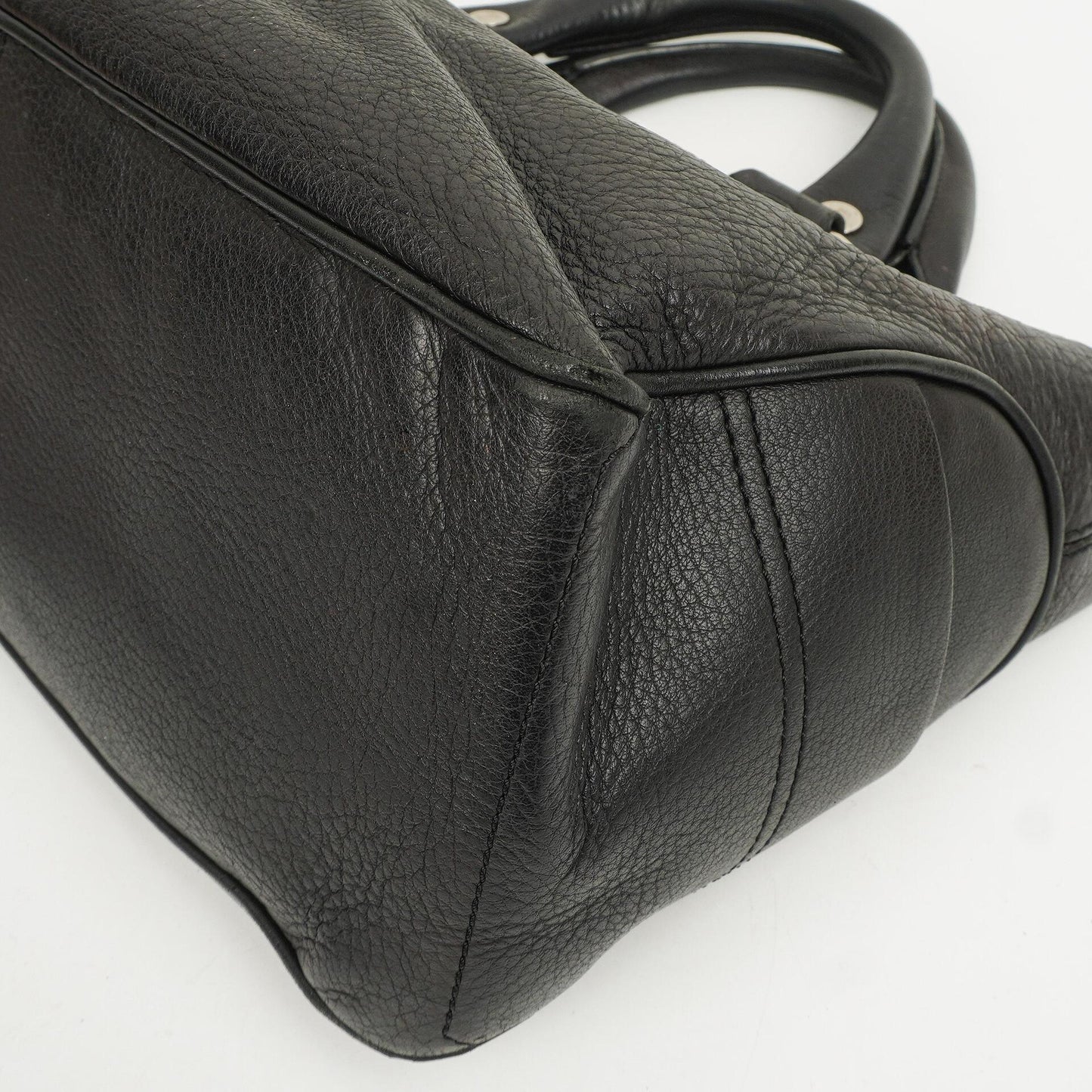 CELINE Boogie Tasche aus schwarzem Leder