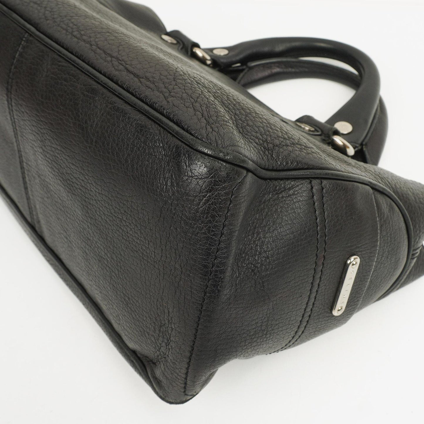 CELINE Boogie Tasche aus schwarzem Leder