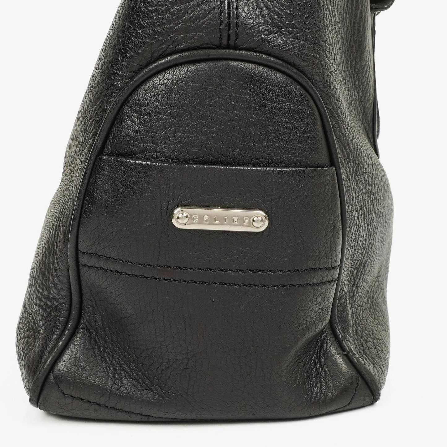 CELINE Boogie Tasche aus schwarzem Leder