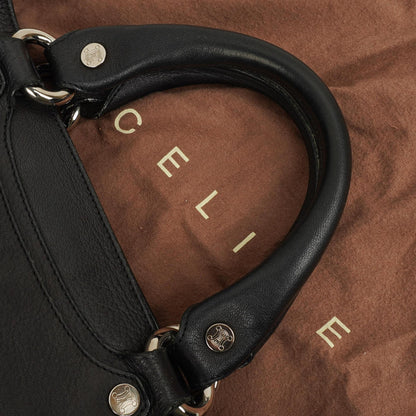 CELINE Boogie Tasche aus schwarzem Leder