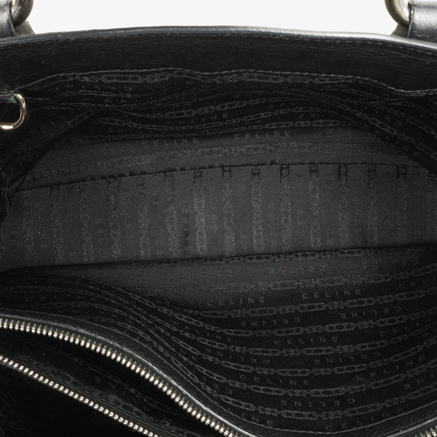 CELINE Boogie Tasche aus schwarzem Leder