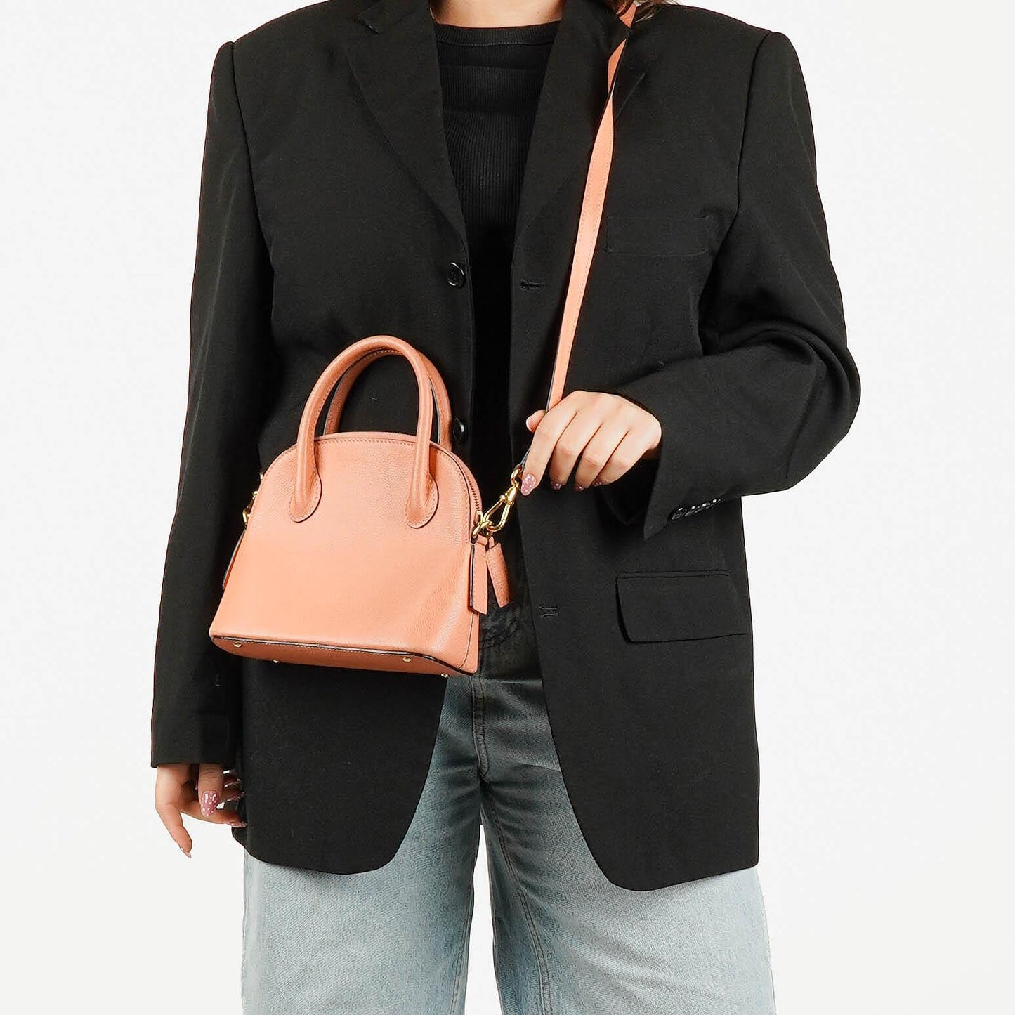Céline Top Handle Handtasche aus Leder