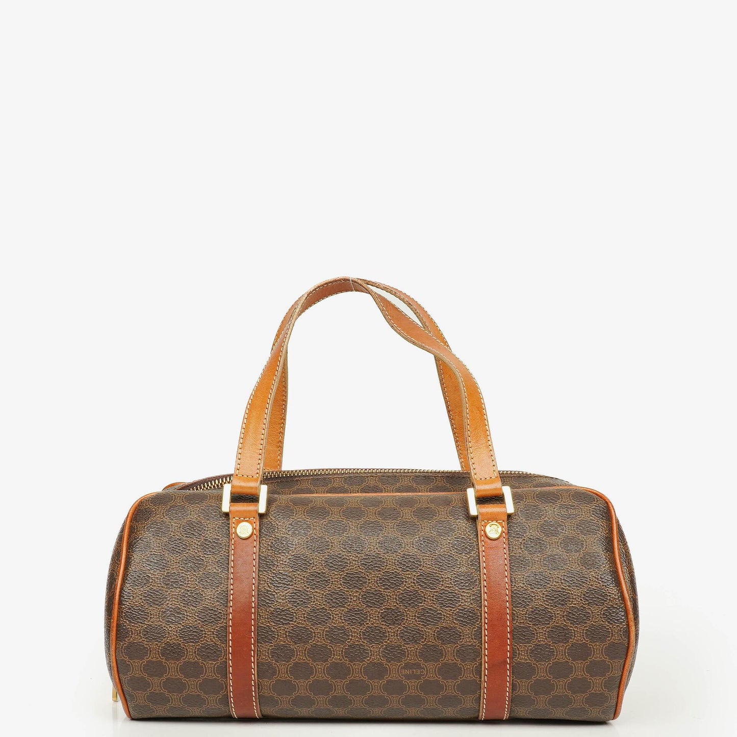 Celine Macadam Barrel Tasche aus beschichtetem Canvas