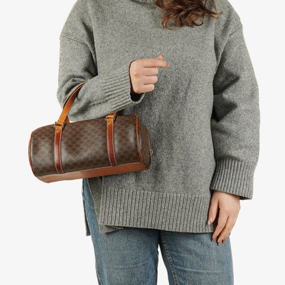 Celine Macadam Barrel Tasche aus beschichtetem Canvas