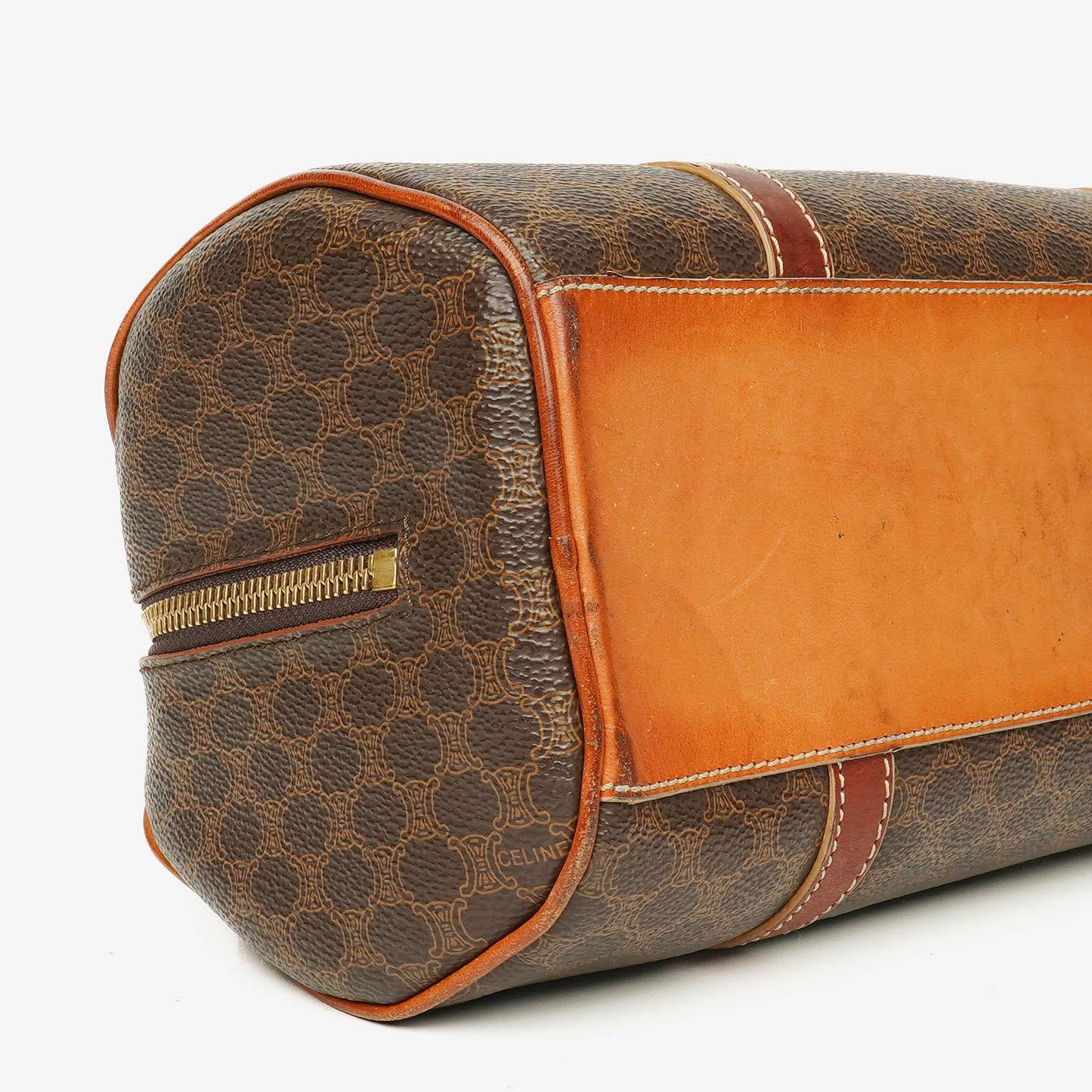 Celine Macadam Barrel Tasche aus beschichtetem Canvas