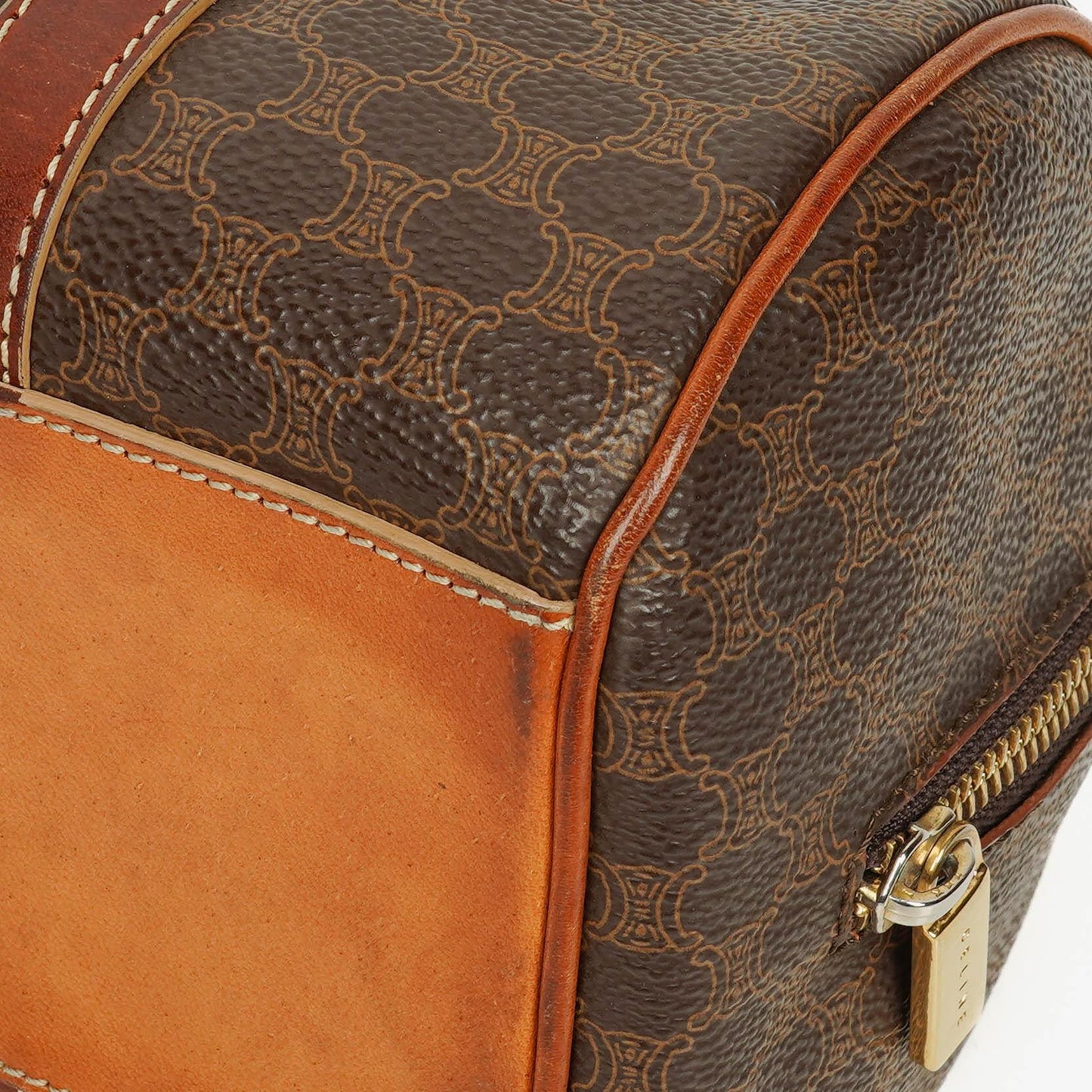 Celine Macadam Barrel Tasche aus beschichtetem Canvas