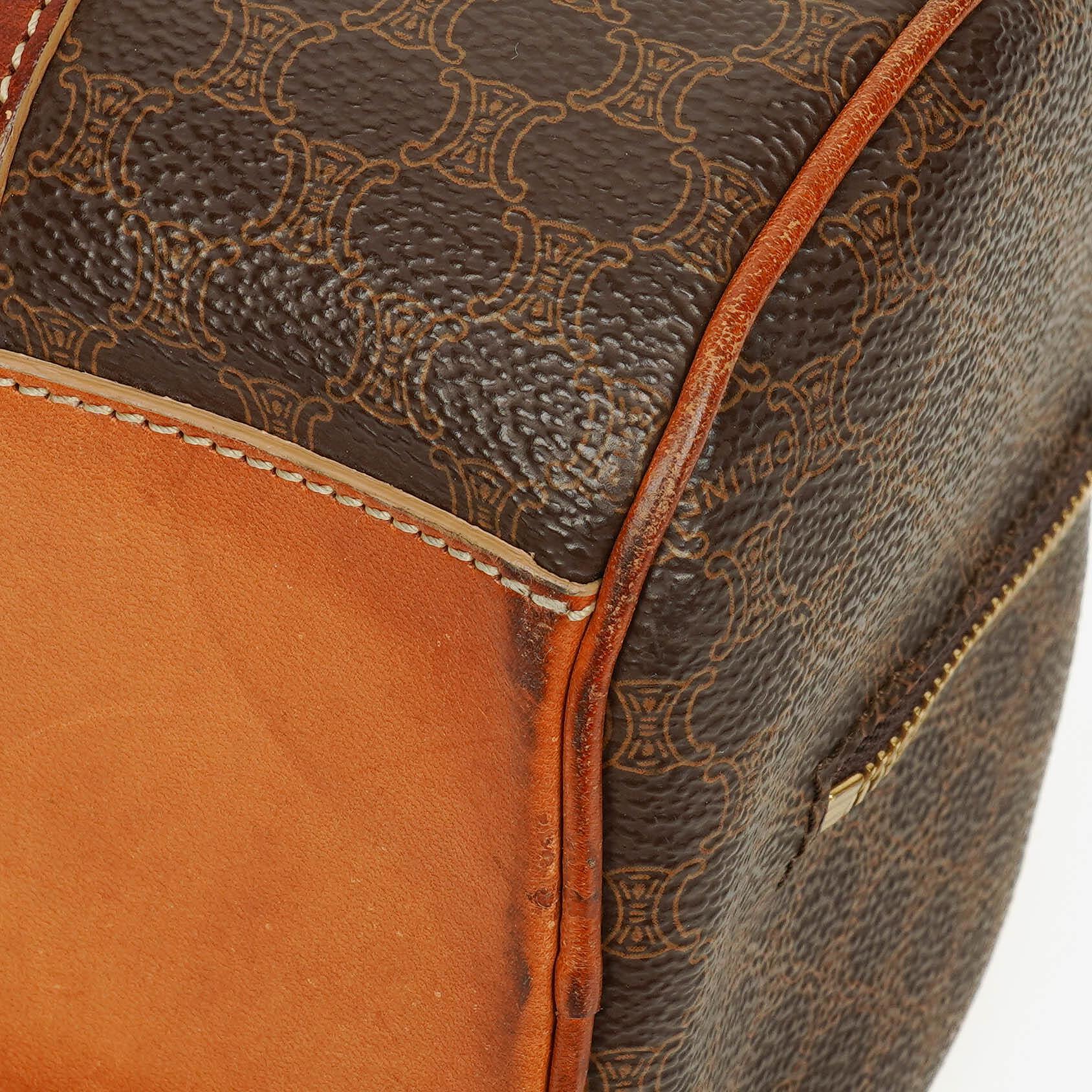 Celine Macadam Barrel Tasche aus beschichtetem Canvas