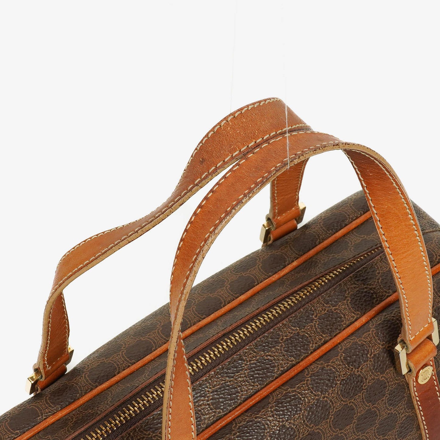 Celine Macadam Barrel Tasche aus beschichtetem Canvas