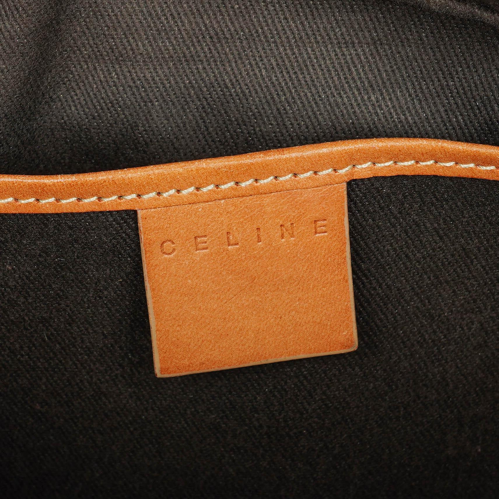 Celine Macadam Barrel Tasche aus beschichtetem Canvas