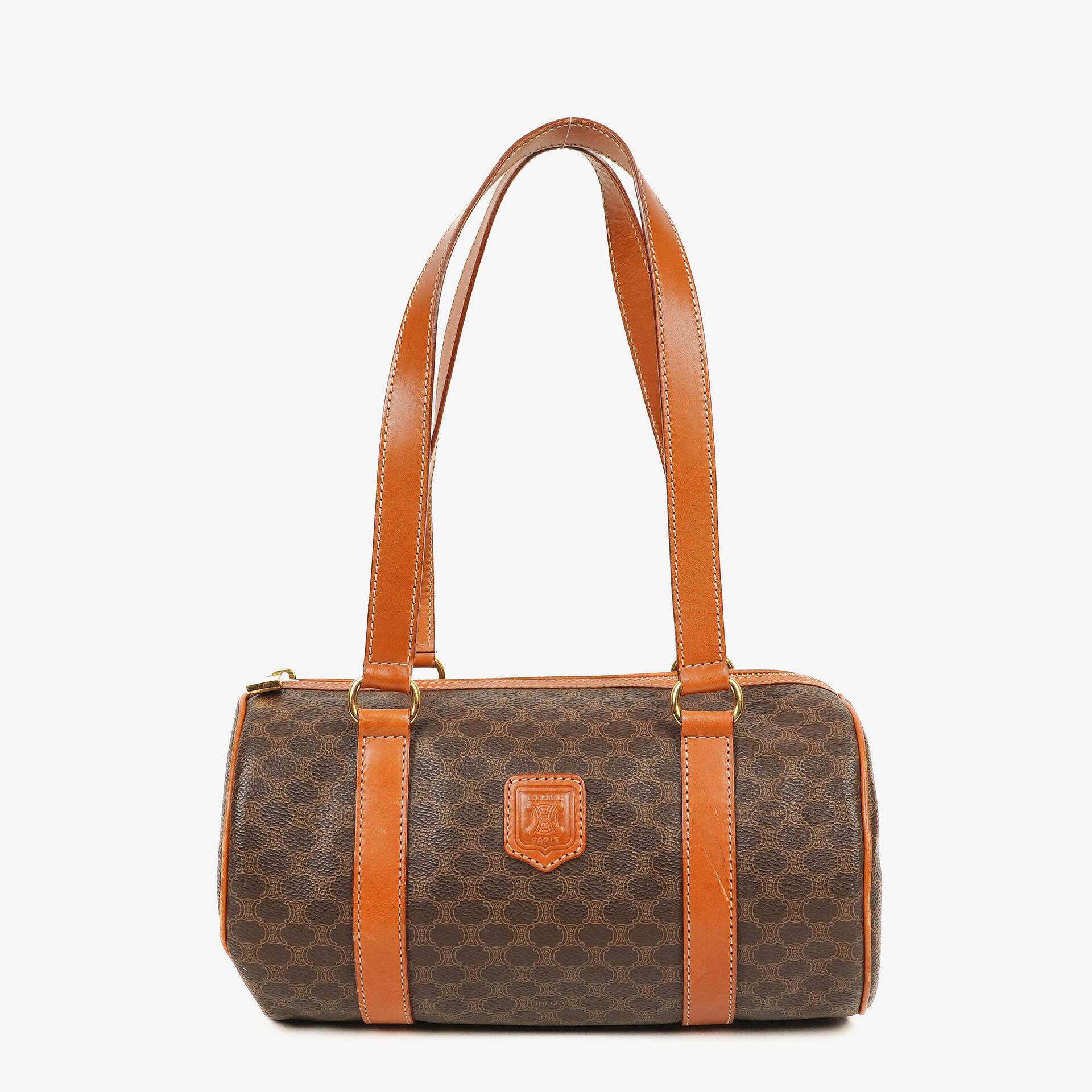 Celine Macadam Boston Tasche aus beschichtetem Canvas