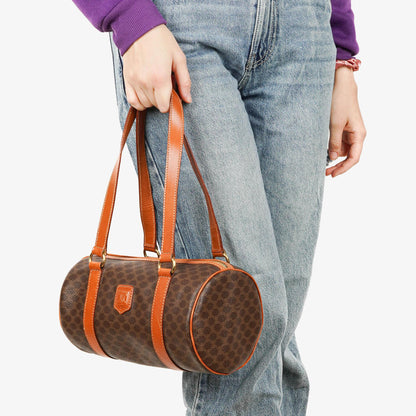 Celine Macadam Boston Tasche aus beschichtetem Canvas