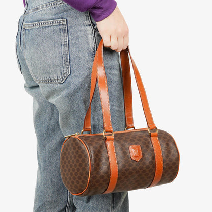 Celine Macadam Boston Tasche aus beschichtetem Canvas