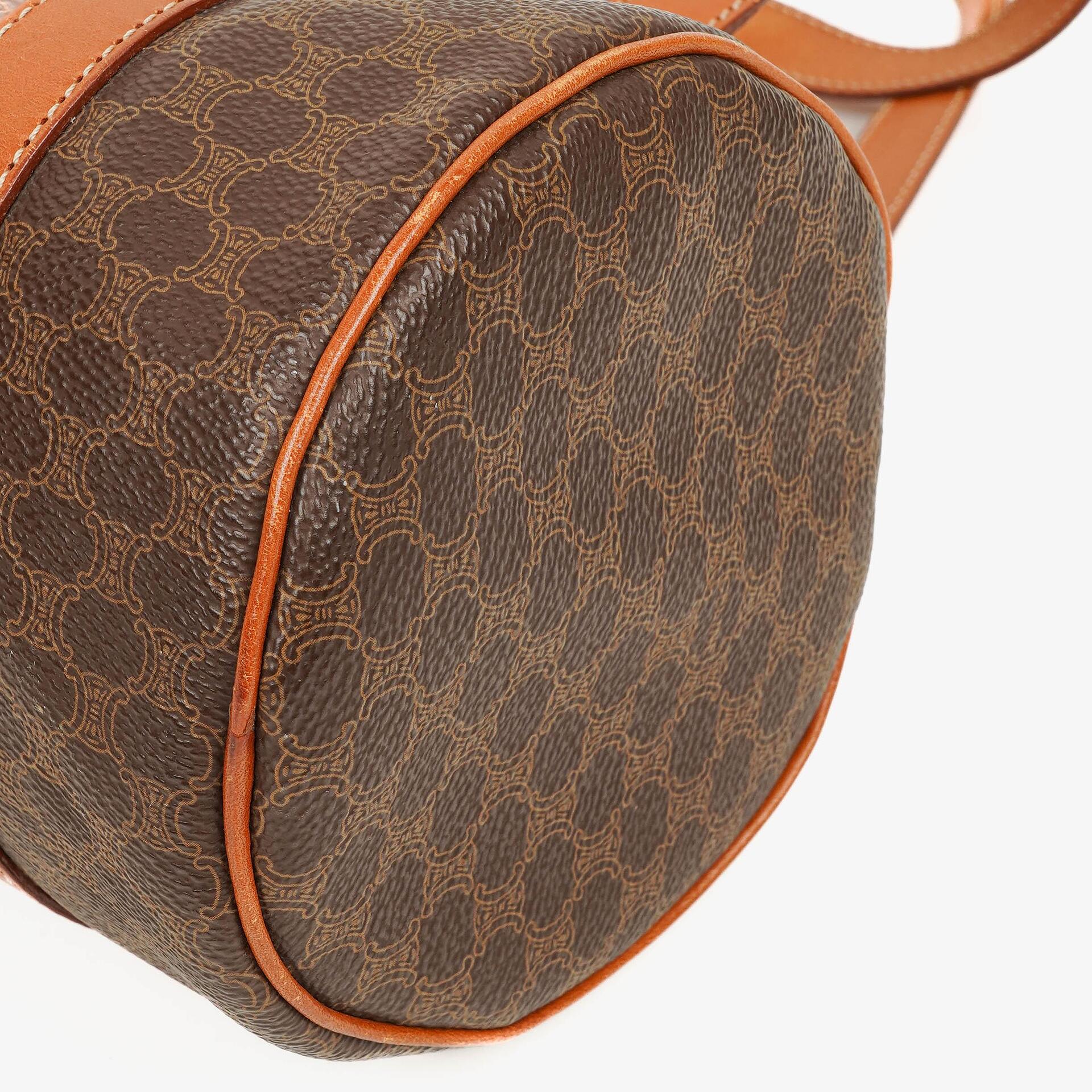 Celine Macadam Boston Tasche aus beschichtetem Canvas
