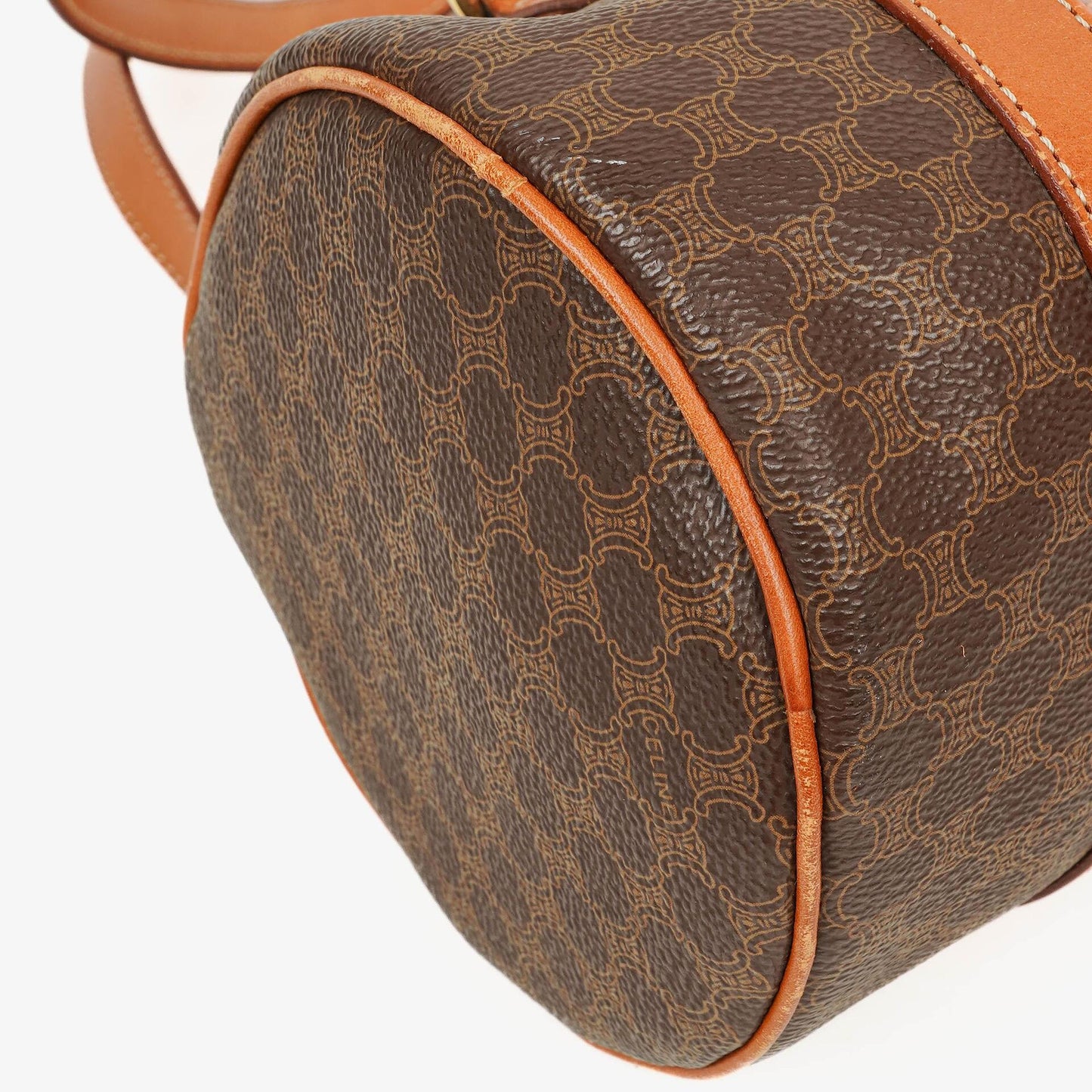 Celine Macadam Boston Tasche aus beschichtetem Canvas